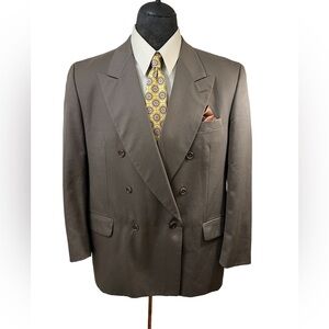 Pierre Balmain mens 100% Wool bubble breasted Blazer size 44R.